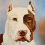 Territer Dog Painted Portrait